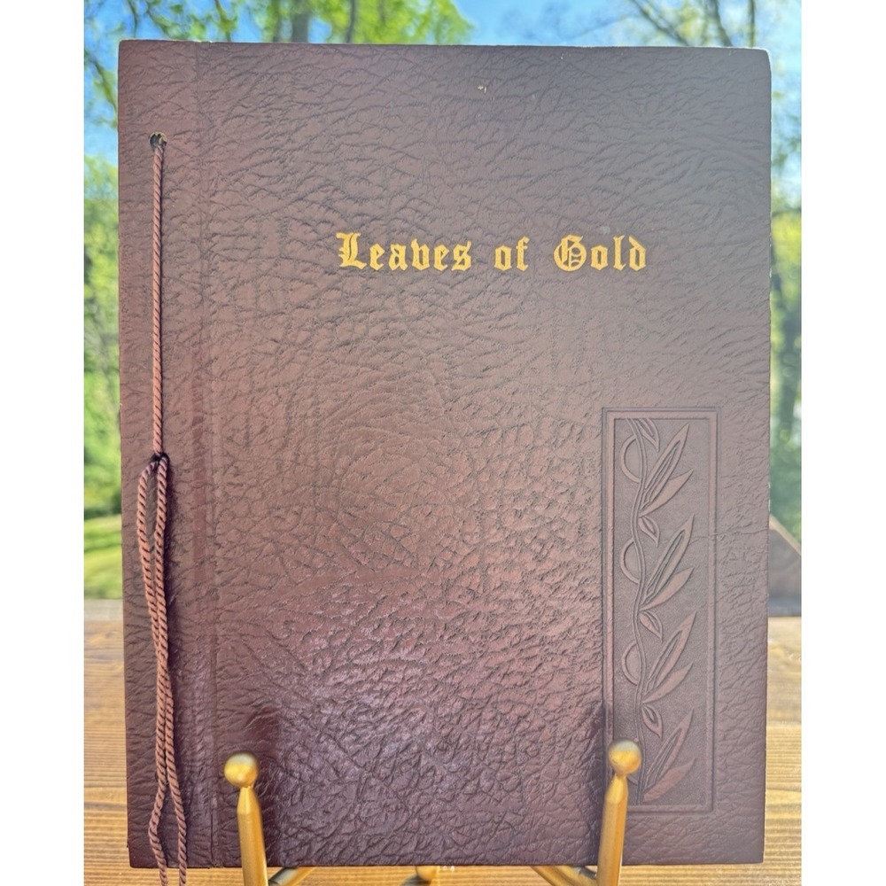 Leaves of Gold Book 1948 Revised Vintage Inspirational Quotes‎ Prayers